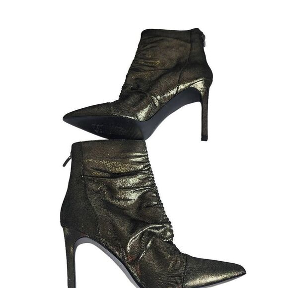 Nine West TIAA Suede Ankle Boots BOOTIE Women's Size 9.5 M - Picture 2 of 10